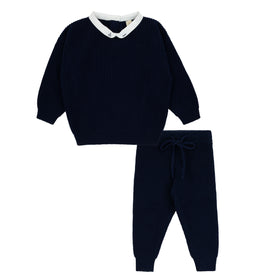 Knit Sweater - Boat Collar Set